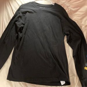 American Eagle  Large The Simpsons Black Long Sleeve T-shirt